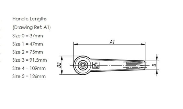 KIPP Clamping Levers K0269 External Thread