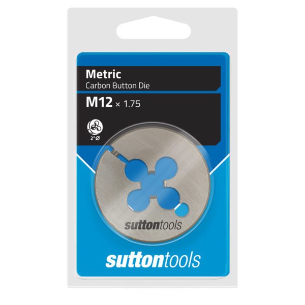 Sutton Tools Button Dies Metric Coarse - 2" OD