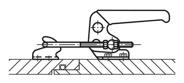 KIPP Toggle Latch Clamps Horizontal K0080