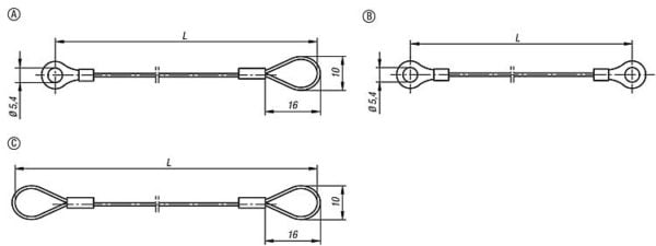 Retaining and Safety Cables