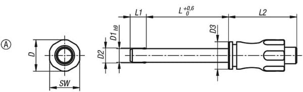 KIPP Ball Lock Pins Stainless Steel K0790A (without ring)