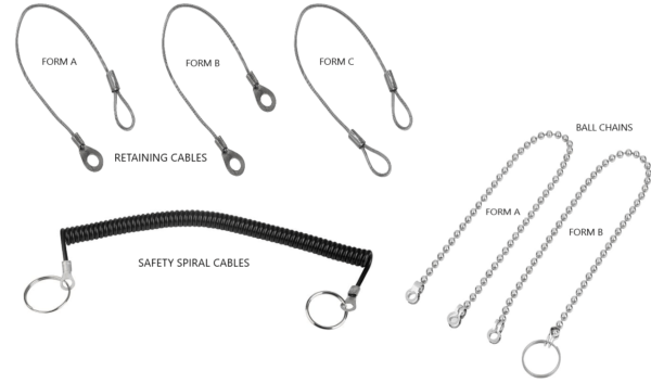 Retaining and Safety Cables