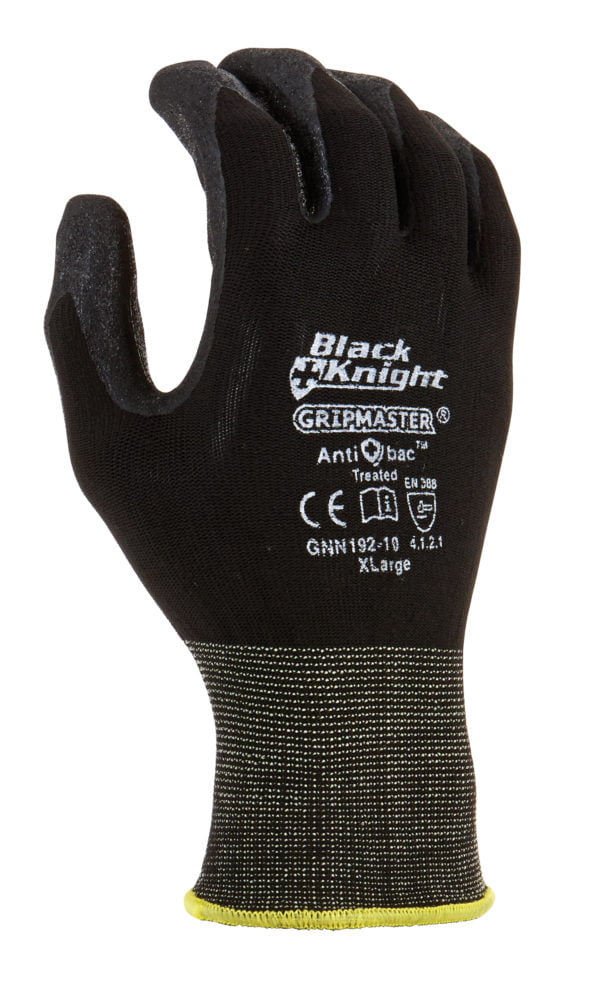 SAFETY GLOVES Black Knight Gripmaster