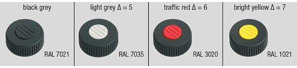 KIPP Knurled Knobs internal thread K0260