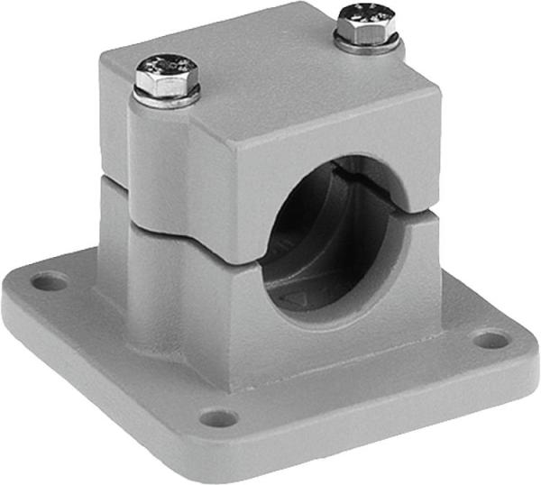 Tube Clamps Flange Square Base K0479 Aluminium